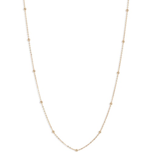  Bony Levy 14K Gold Ball Bead Chain Necklace_YELLOW GOLD