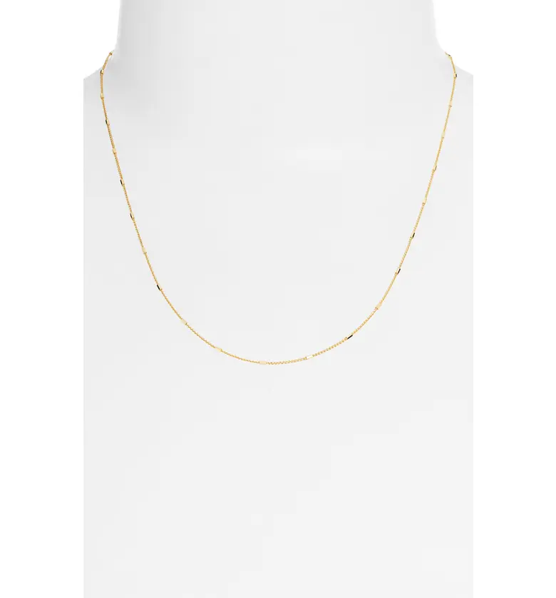  Bony Levy 14K Gold Bar Station Chain Necklace_YELLOW GOLD
