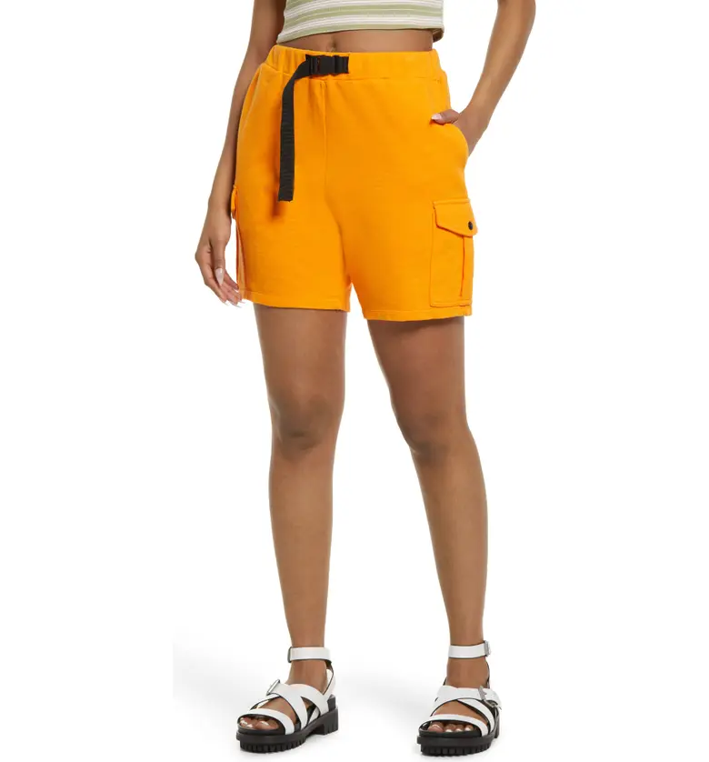 BP. Be Proud by BP. Pride Knit Cargo Shorts_ORANGE BRIGHT