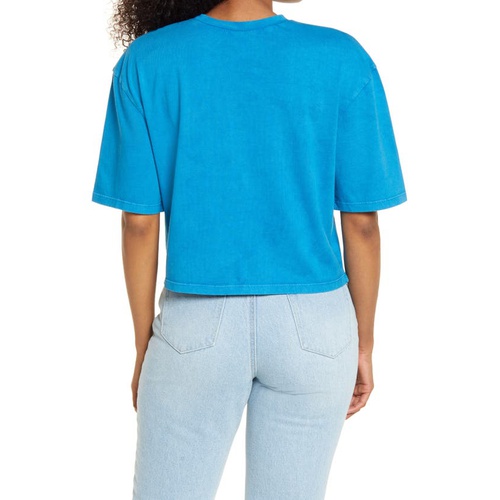 BP. Cool Girl Crop T-Shirt_BLUE GREECE