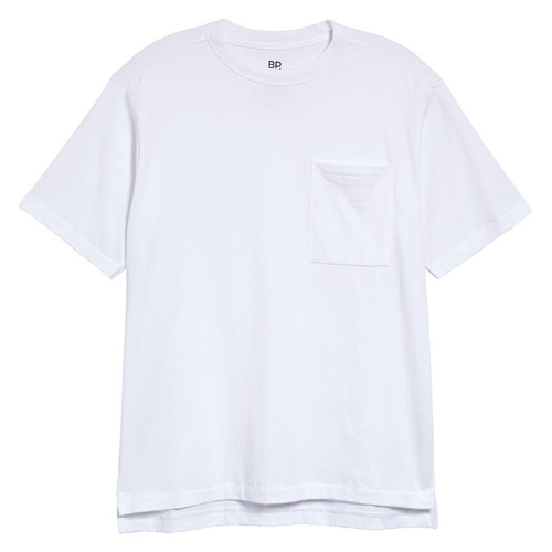  BP. Unisex Cotton Pocket T-Shirt_WHITE