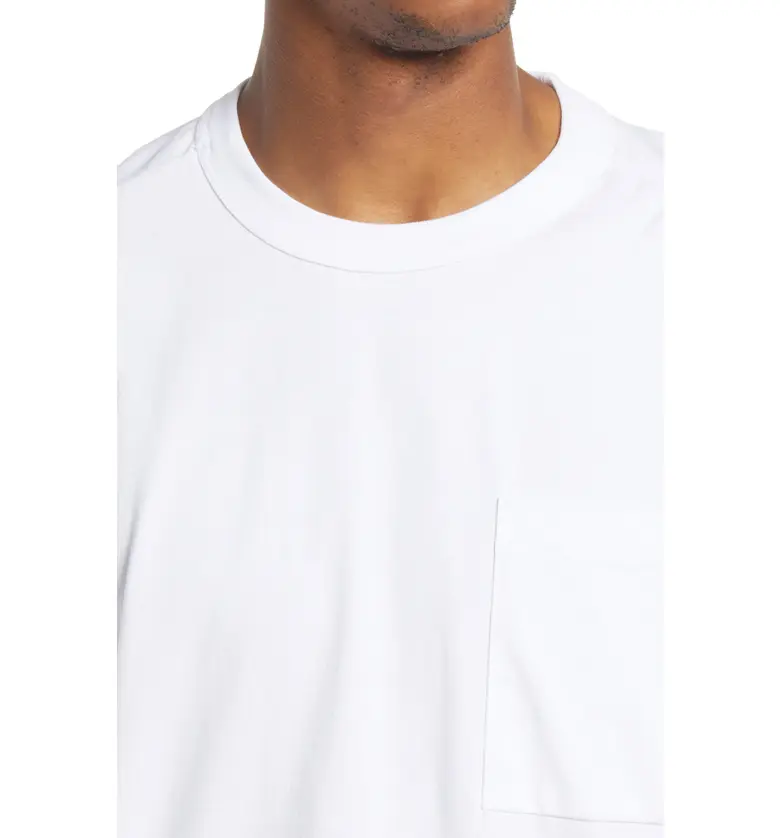  BP. Unisex Cotton Pocket T-Shirt_WHITE