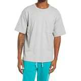 BP. Unisex Cotton Pocket T-Shirt_GREY HEATHER