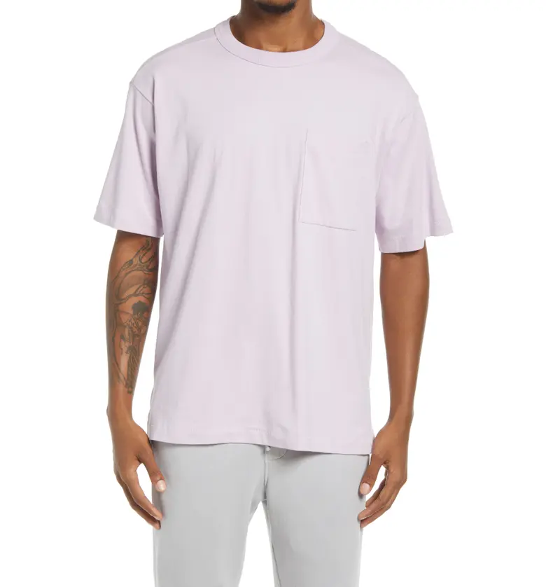 BP. Unisex Cotton Pocket T-Shirt_PURPLE FROST