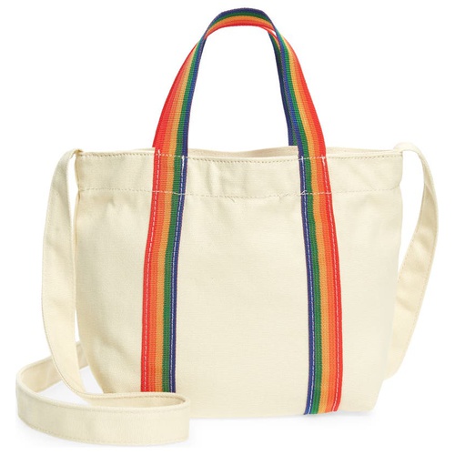  BP. Pride Mini Canvas Tote_WHITE RAINBOW