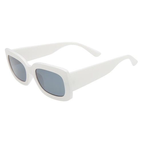  BP. Rectangular Sunglasses_WHITE