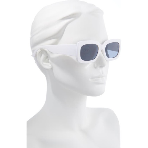  BP. Rectangular Sunglasses_WHITE