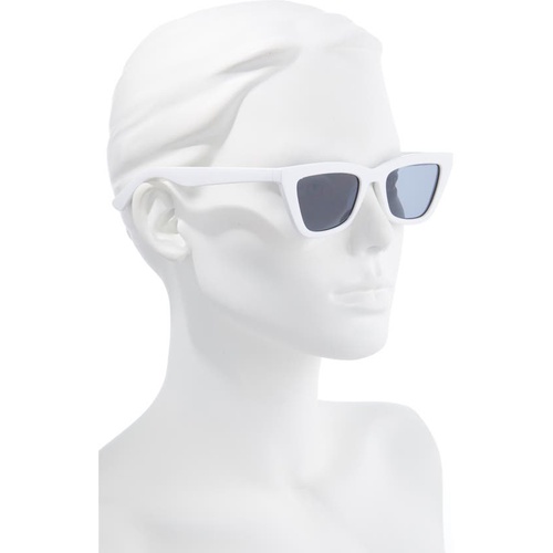 BP. 50mm Cat Eye Sunglasses_WHITE