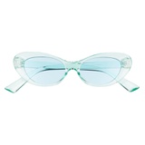 BP. 49mm Oval Sunglasses_CLEAR- BLUE