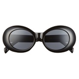 BP. 51mm Oval Sunglasses_BLACK