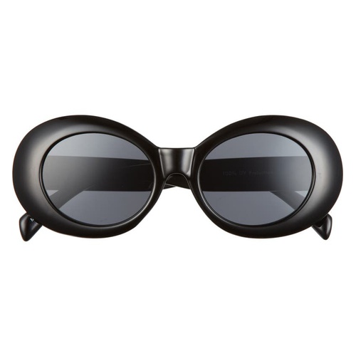  BP. 51mm Oval Sunglasses_BLACK