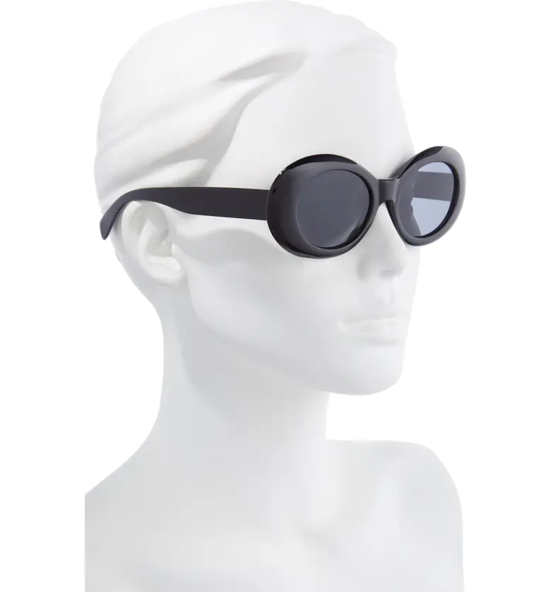  BP. 51mm Oval Sunglasses_BLACK