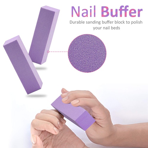  Gel Nail Polish Remover Tool - 200pcs Lint Free Nail Wipes 10pcs Nail Polish Remover Clips Pump Dispenser Cuticle Pusher Nail Brushes Nail File Nail Buffer BTArtbox Gel Polish Remo