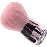 B. Toys Kabuki Powder Foundation Brush Portable Powder Brush Make up Face Blush Brush Perfect For Powder Liquid Cream Buffing Stippling Makeup Tools ( Round,Pink)
