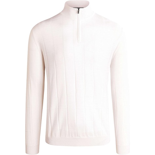  BUGATCHI Daxton Long Sleeve Sweater 1/4 Zip Mock Neck