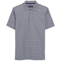 BUGATCHI Angelo Leaves Printed Ooohcotton Tech Performance Three-Button Polo