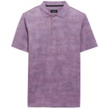 BUGATCHI Andre Printed Ooohcotton Tech Performance Three-Button Polo