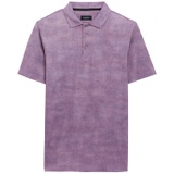 BUGATCHI Andre Printed Ooohcotton Tech Performance Three-Button Polo