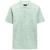 BUGATCHI Andre Printed Ooohcotton Tech Performance Three-Button Polo