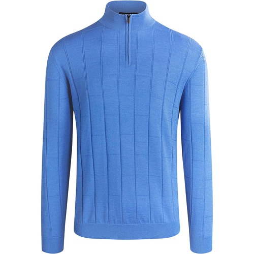  BUGATCHI Daxton Long Sleeve Sweater 1/4 Zip Mock Neck