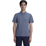 BUGATCHI Victor Short Sleeve Polo in Mosaic Print Ooohcotton
