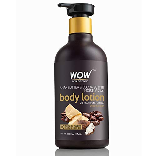  BUYWOW WOW Shea & Cocoa Butter Moisturizing Body Lotion (Deep Hydration) - Daily Skin Moisture For Men and Women - Intense Hydration For Dry Skin - With Aloe Vera, Sweet Almond & Moroccan