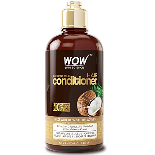  BUYWOW WOW Coconut Milk Hair Conditioner, Restore Dry, Frizzy, Tangled Hair to Stronger, Full, Shiny Hair, Stimulate Hair Growth, Paraben, Salt, Sulfate Free, All Hair Types, Adults and C