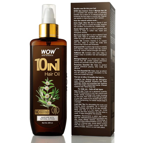  BUYWOW WOW Hair Oil, Reduce Hair Loss, Split Ends, Dandruff, Smooth, Thick Hair, Boost Hair Growth and Stronger Roots, Deep Clean For Healthy Scalp, All Hair Types, Adults and Children, 2