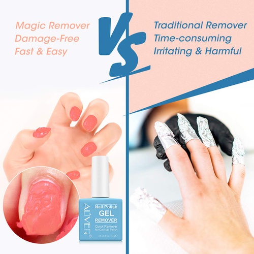  BabeNail Nail Polish Remover, Babebail Magic Professional Removes Soak-Off Gel Nail Polish In 3-5 Minutes, Quickly & Easily, No Need For Foil Soaking Or Wrapping 0.5 Oz