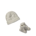 Cashmere Beanie & Bootie Set