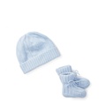 Cashmere Beanie & Bootie Set