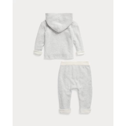 폴로 랄프로렌 Reversible Cotton Sweater & Pant Set