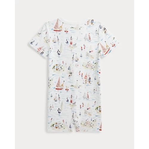 폴로 랄프로렌 RL Baby x Riley Sheehey Cotton Shortall