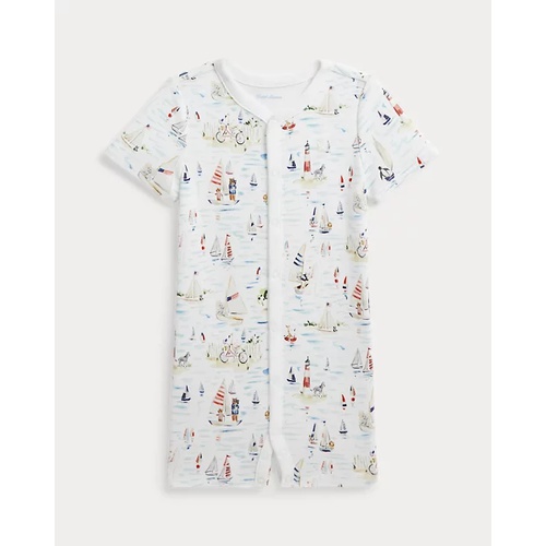 폴로 랄프로렌 RL Baby x Riley Sheehey Cotton Shortall