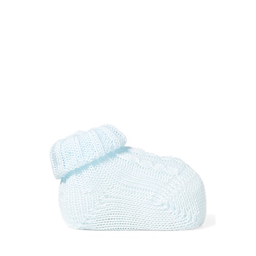 폴로 랄프로렌 Cable-Knit Cotton Booties