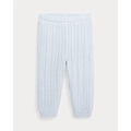 Cable-Knit Organic Cotton Sweater Pant