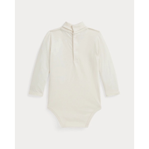 폴로 랄프로렌 Cotton Jersey Turtleneck Bodysuit