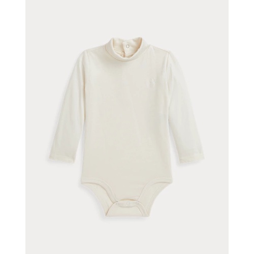 폴로 랄프로렌 Cotton Jersey Turtleneck Bodysuit