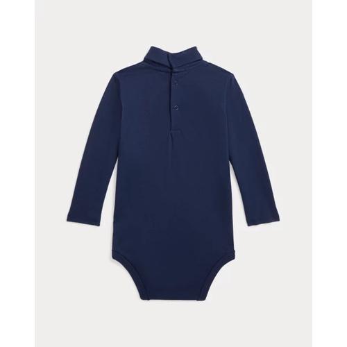 폴로 랄프로렌 Cotton Jersey Turtleneck Bodysuit