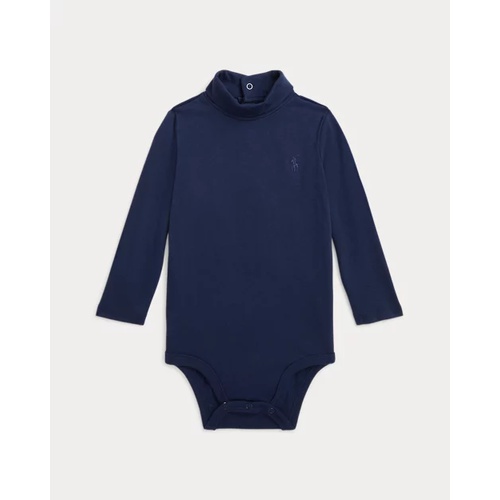 폴로 랄프로렌 Cotton Jersey Turtleneck Bodysuit