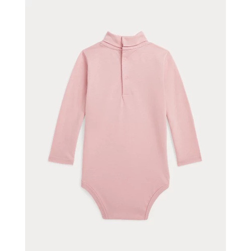 폴로 랄프로렌 Cotton Jersey Turtleneck Bodysuit