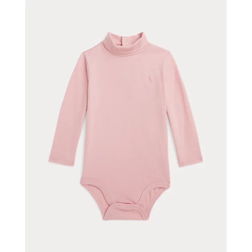 폴로 랄프로렌 Cotton Jersey Turtleneck Bodysuit