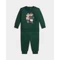 Polo Bear Fleece Sweatshirt & Pant Set