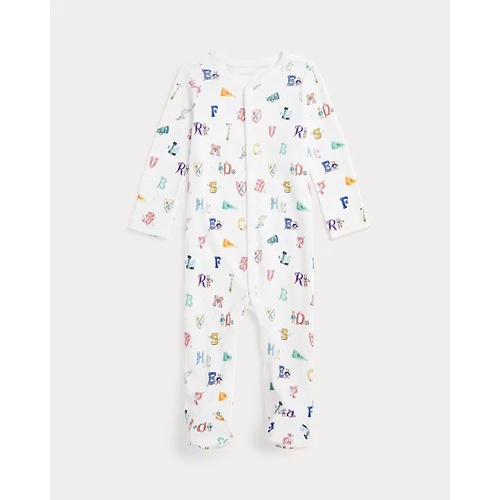 폴로 랄프로렌 RL Baby x Riley Sheehey Cotton Coverall