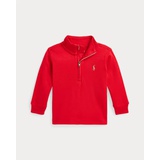 Cotton Interlock Quarter-Zip Pullover