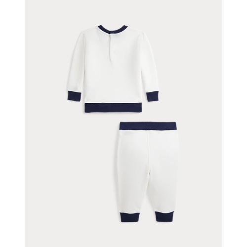 폴로 랄프로렌 Logo Fleece Sweatshirt & Jogger Pant Set