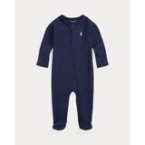 Cotton Interlock Footed Coverall