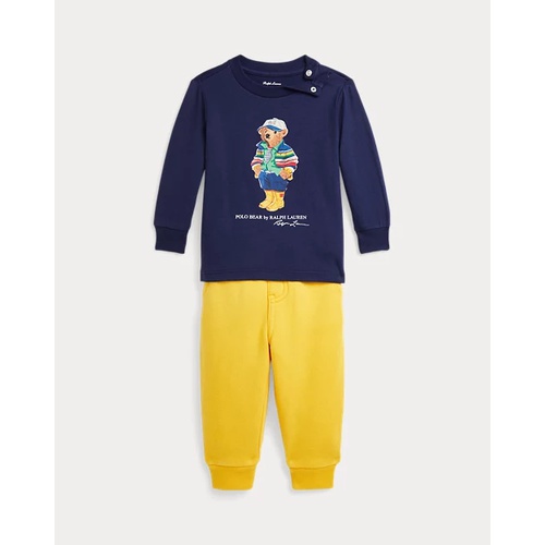 폴로 랄프로렌 Polo Bear Jersey Tee & Fleece Pant Set