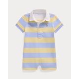 Striped Cotton Rugby Shortall