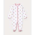 Polo Bear Cotton Footed Coverall